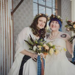 2017 10 14 Beth Kate Wedding 0248 - An Autumn witch lesbian wedding with tarot, tattoos, and beer An Autumn witch lesbian wedding with tarot, tattoos, and beer