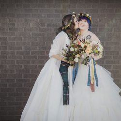 2017 10 14 Beth Kate Wedding 0249 - An Autumn witch lesbian wedding with tarot, tattoos, and beer An Autumn witch lesbian wedding with tarot, tattoos, and beer
