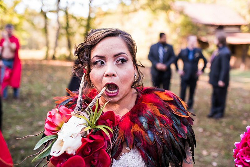 A Medieval camping festival wedding (aka Game of Thrones meets Burning Man meets Asian customs!)