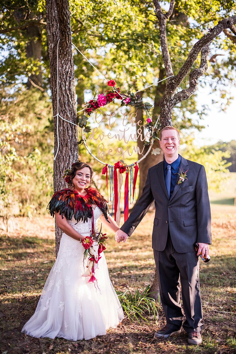 A Medieval camping festival wedding (aka Game of Thrones meets Burning Man meets Asian customs!)
