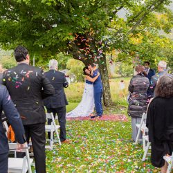 Flack Morgenroth SarahTewPhotography 0651RachelRobertCeremSarahTewPhotography low - Wristbands, fireworks, lasers, & glow sticks at this musical fest inspired wedding Wristbands, fireworks, lasers, & glow sticks at this musical fest inspired wedding