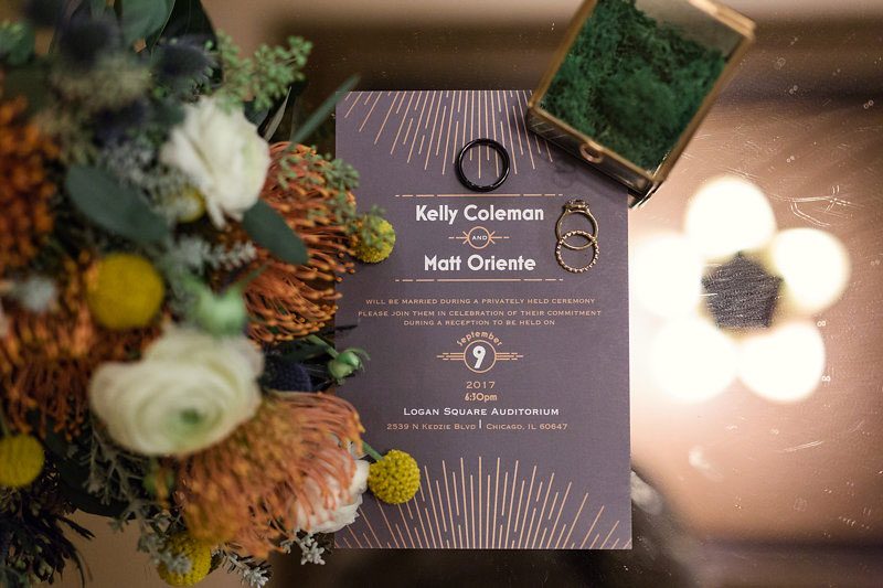 hip Chicago wedding and rock show