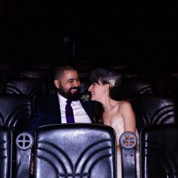 Logan Square Wedding by Emma Mullins Photography 25 - A hip Chicago wedding and rock show (with comic book & movie cameos!) This fun Chicago wedding and rock show