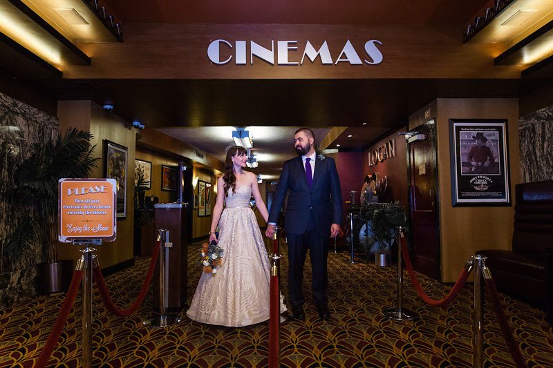 This fun Chicago wedding and rock show