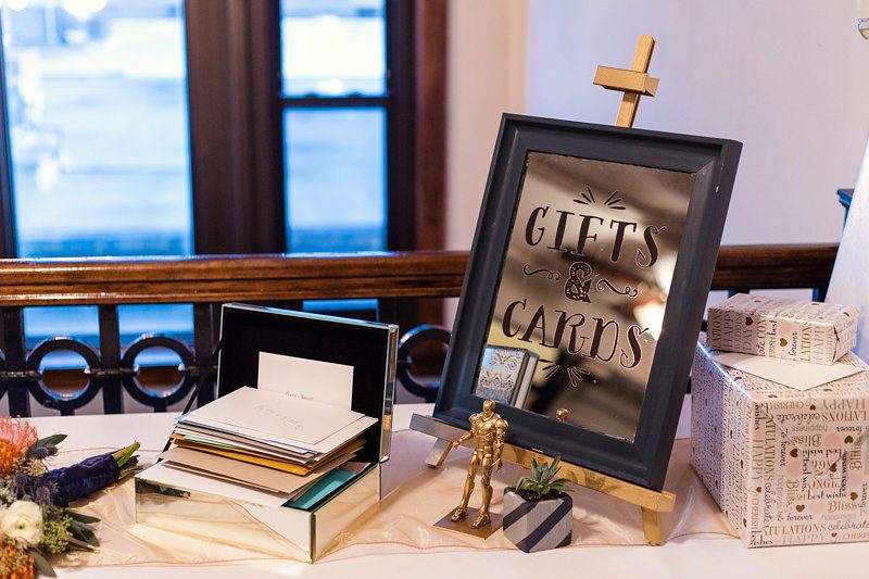 This fun Chicago wedding and rock show