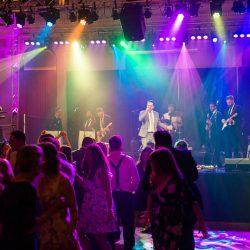 Logan Square Wedding by Emma Mullins Photography 58 - A hip Chicago wedding and rock show (with comic book & movie cameos!) This fun Chicago wedding and rock show