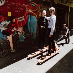 Fall in love with these women at their Chilean engagement shoot at La Vega Central Market