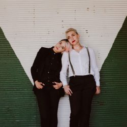 Fall in love with these women at their Chilean engagement shoot at La Vega Central Market