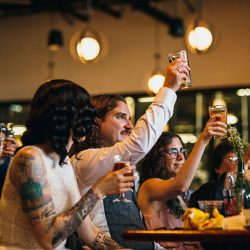 Revolution Tap Room Chicago Portland Destination Wedding Photographer0083 - Cheers to this low-key handmade brewery wedding in Chicago Cheers to this low-key handmade brewery wedding in Chicago