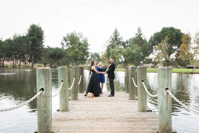 This elopement had a Halloween AND a unicorn theme