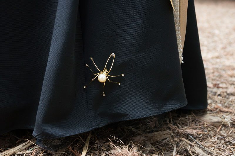 This elopement had a Halloween AND a unicorn theme