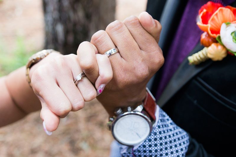 This elopement had a Halloween AND a unicorn theme