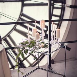 This Colorado wedding inspiration channels sleek color, holiday vibes, and 420-friendly favors