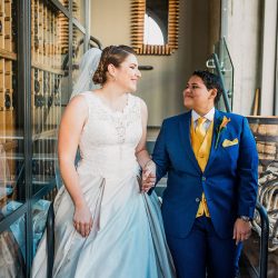 Let's watch the voyage of this travel-themed queer wine country wedding