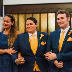 Let's watch the voyage of this travel-themed queer wine country wedding