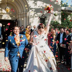 Let's watch the voyage of this travel-themed queer wine country wedding