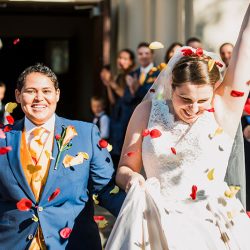 Let's watch the voyage of this travel-themed queer wine country wedding
