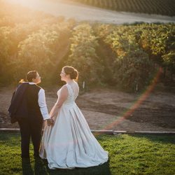 Let's watch the voyage of this travel-themed queer wine country wedding