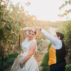 Let's watch the voyage of this travel-themed queer wine country wedding