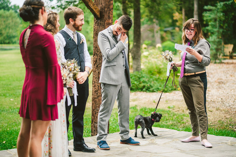 NYC Illustrators Create A Colorful Farm Wedding In North Carolina ...