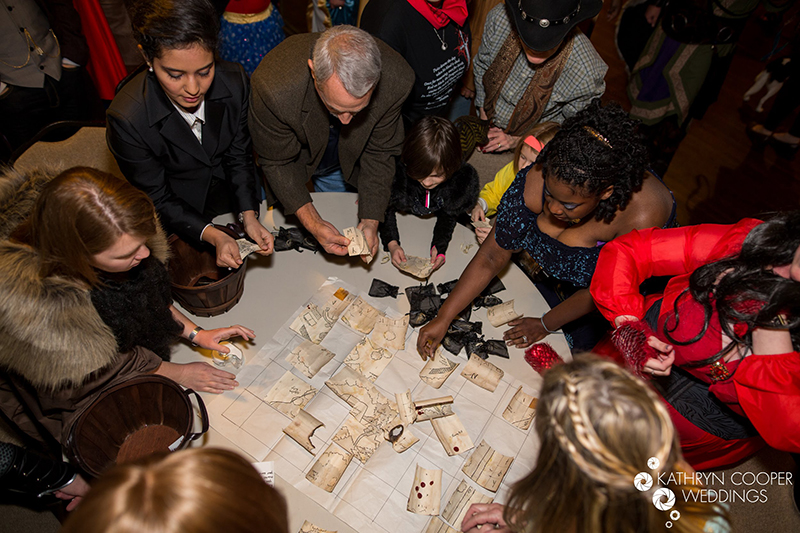 Clashes of steel at this choose-your-own-adventure warrior wedding complete with a quest