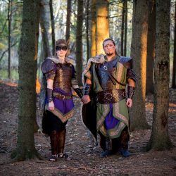 KJwedLogo 185 - Clashes of steel at this choose-your-own-adventure warrior wedding complete with a quest KJwedLogo 185