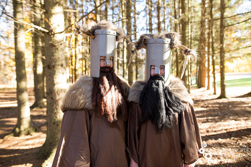 Clashes of steel at this choose-your-own-adventure warrior wedding complete with a quest