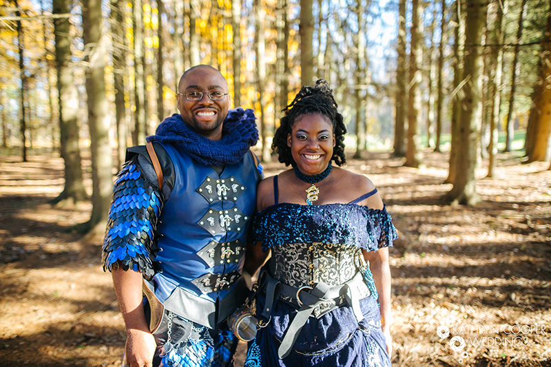 Clashes of steel at this choose-your-own-adventure warrior wedding complete with a quest