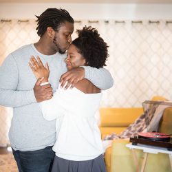Our Engagement 048 - When outdoorsy isn't you: at-home engagement photos with books, vinyl, and natural black hair When outdoorsy isn't you: at-home engagement photos with books, vinyl, and natural black hair