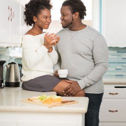 Our Engagement 072 - When outdoorsy isn't you: at-home engagement photos with books, vinyl, and natural black hair When outdoorsy isn't you: at-home engagement photos with books, vinyl, and natural black hair