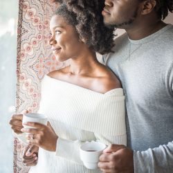 Our Engagement 096 - When outdoorsy isn't you: at-home engagement photos with books, vinyl, and natural black hair When outdoorsy isn't you: at-home engagement photos with books, vinyl, and natural black hair