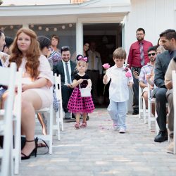 ThistleTwine Blog Amy Chris 32 - Southern bbq & a fab flower crown at this intimate Savannah backyard wedding Naked cake, bbq, & a fab flower crown at this intimate Savannah backyard wedding