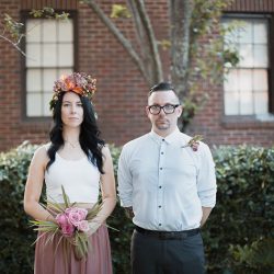 ThistleTwine Blog Amy Chris 61 - Southern bbq & a fab flower crown at this intimate Savannah backyard wedding Southern bbq & a fab flower crown at this intimate Savannah backyard wedding