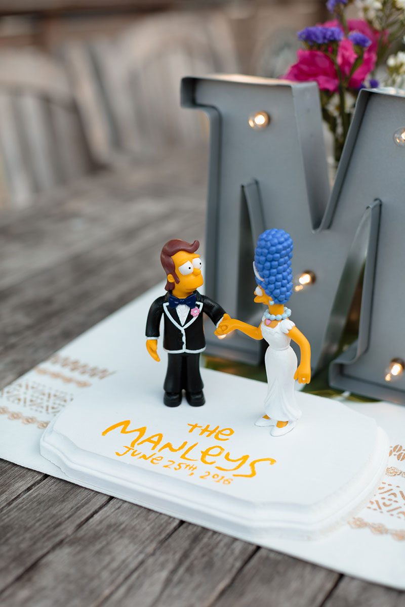 Southern bbq & a fab flower crown at this intimate Savannah backyard wedding