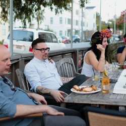 ThistleTwine Blog Amy Chris 87 - Southern bbq & a fab flower crown at this intimate Savannah backyard wedding Southern bbq & a fab flower crown at this intimate Savannah backyard wedding