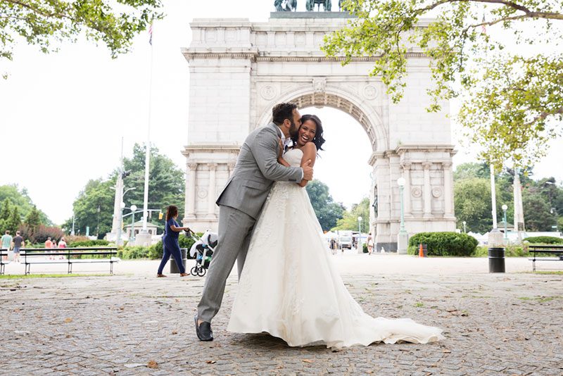 Follow along at this Brooklyn-themed wedding which takes place at each relationship milestone location