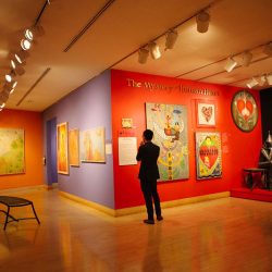 11.4.JadeTaylorp3 2087 - This art museum wedding was a celebration of outsider art, craftiness, and veggie comfort food This art wedding was a celebration of outsider art, craftiness, and veggie comfort food
