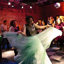 11.4.JadeTaylorp4 50 - This art museum wedding was a celebration of outsider art, craftiness, and veggie comfort food This art wedding was a celebration of outsider art, craftiness, and veggie comfort food