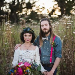 AdrianeWhitePhotography PopofPink82 low - This flowery and stylish bohemian wedding inspiration will make you long for embroidery and pops of pink This flowery and stylish boho wedding inspiration will make you long for embroidery and pops of pink