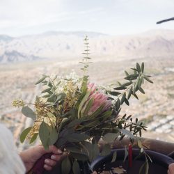 An ultra chic high-flying hot air balloon wedding over Palm Springs