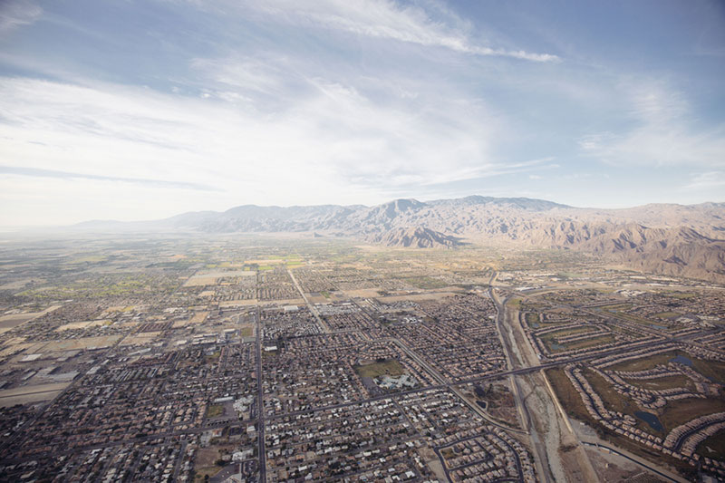 An ultra chic high-flying hot air balloon wedding over Palm Springs