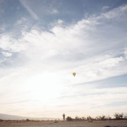 An ultra chic high-flying hot air balloon wedding over Palm Springs