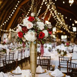 A rainy fall barn wedding