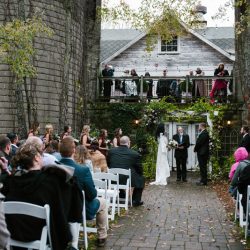 A rainy fall barn wedding
