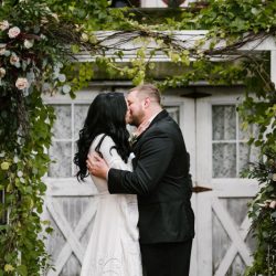 A rainy fall barn wedding