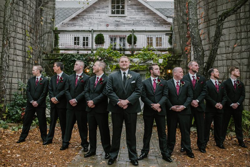 A rainy fall barn wedding 