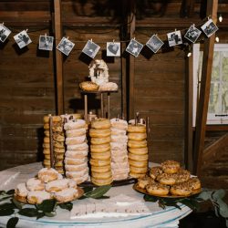 A rainy fall barn wedding
