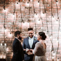 Fangman Burcham WeChoosetheMoonPhotography IMG9131a low - A stunningly moody Kentucky art gallery wedding with glowing details A stunningly moody Kentucky art gallery wedding with glowing details