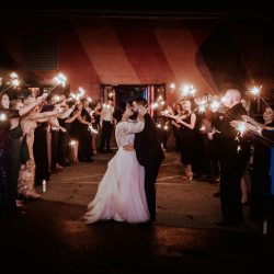 Fangman Burcham WeChoosetheMoonPhotography IMG9143a low - A stunningly moody Kentucky art gallery wedding with glowing details A stunningly moody Kentucky art gallery wedding with glowing details