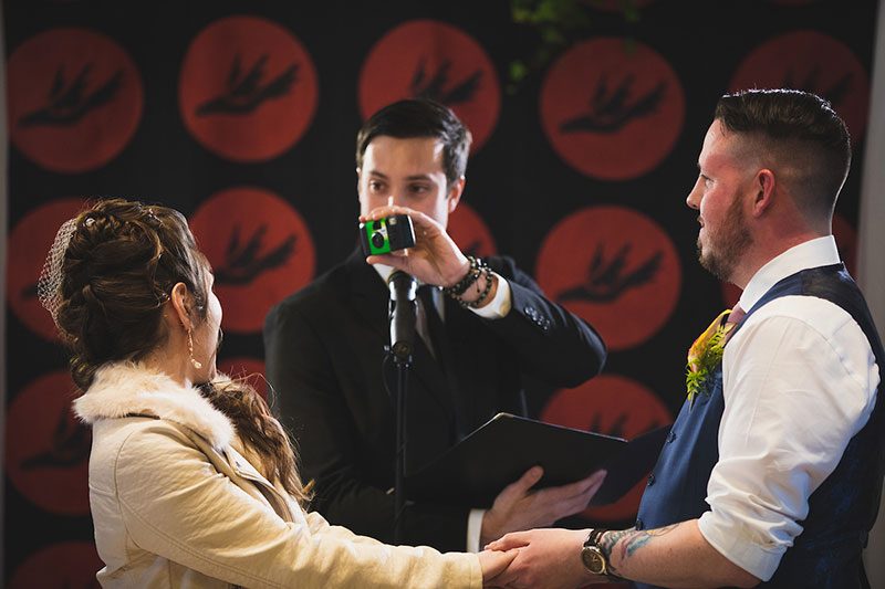 Movies & mayhem at this joyful pop culture wedding (feat. a flower man!)